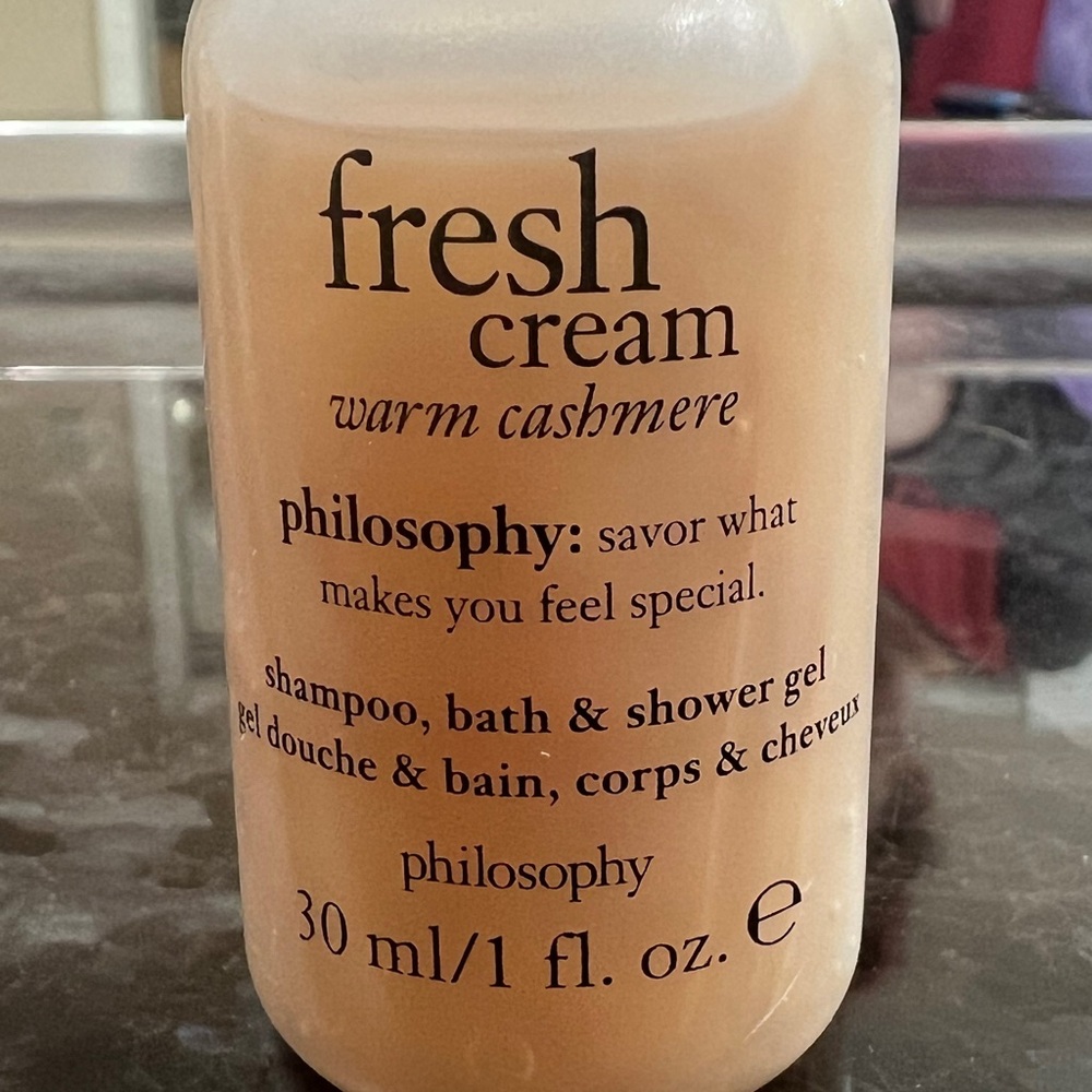 Philosophy Fresh Cream Warm Cashmere Shampoo, Bath, & Shower Gel 30 mL